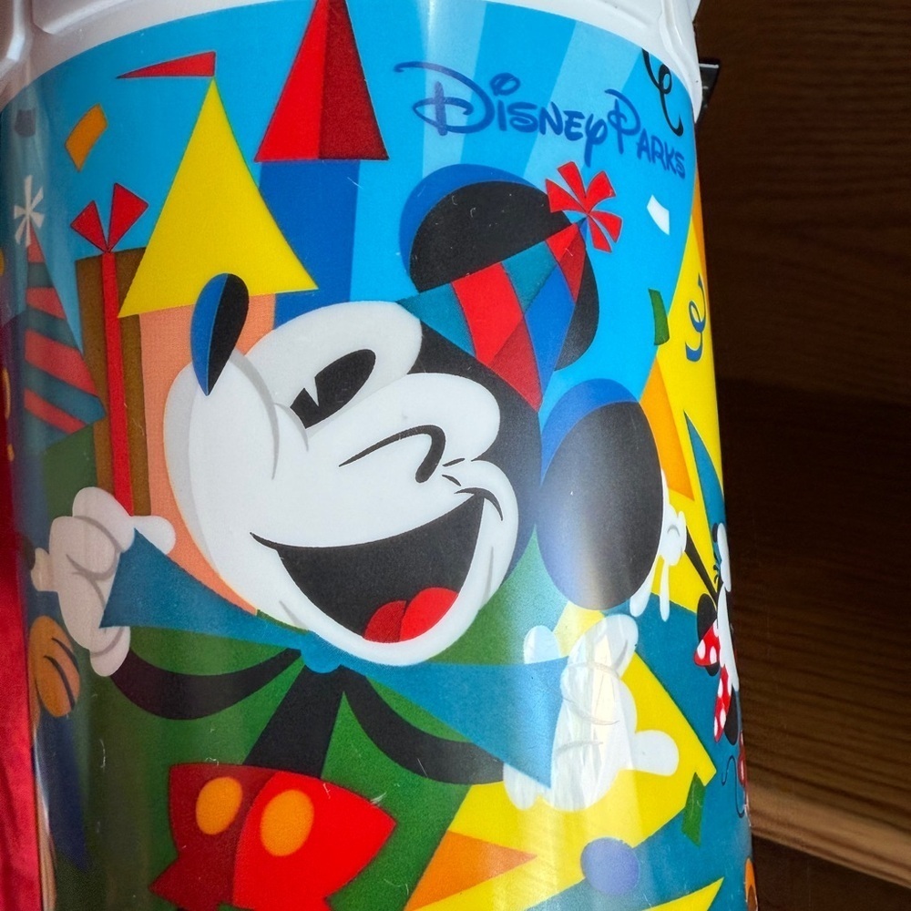 Disney Baby Mickey Mouse Infant Costume 2023 w/ Disneyland Mickey Popcorn bucket - Picture 15 of 16